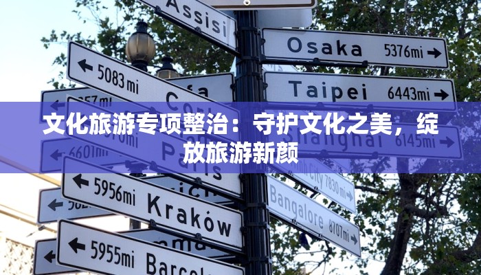 文化旅游专项整治:守护文化之美,绽放旅游新颜 文化旅游专项整治:守护文化之美,绽放旅游新颜