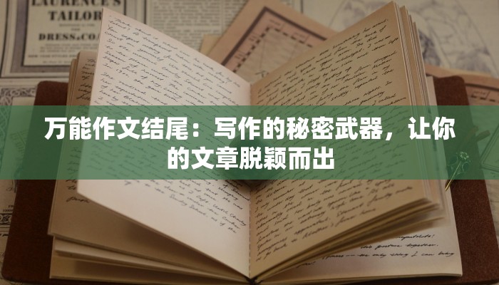 万能作文结尾：写作的秘密武器，让你的文章脱颖而出