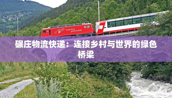 碾庄物流快递：连接乡村与世界的绿色桥梁