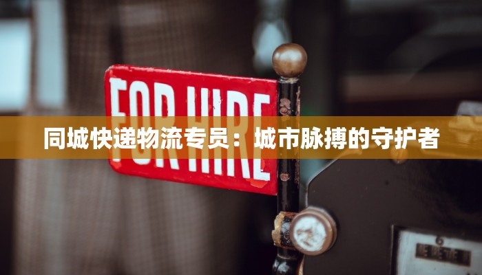 同城快递物流专员:城市脉搏的守护者 同城快递物流专员:城市脉搏的守护者